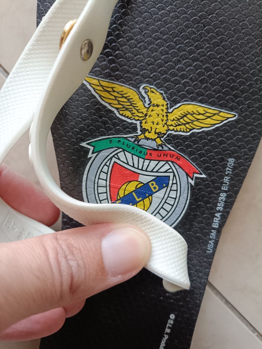 Chinelos criança Benfica tam. 37