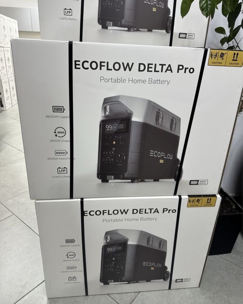 Підзарядна станція Eco Flow Delta Pro EU 3600W в наявності