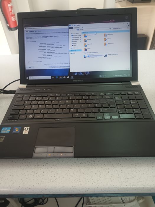Portatil toshiba satellite pro R850 i3 231 bateria nova 4gb 240gb ssd