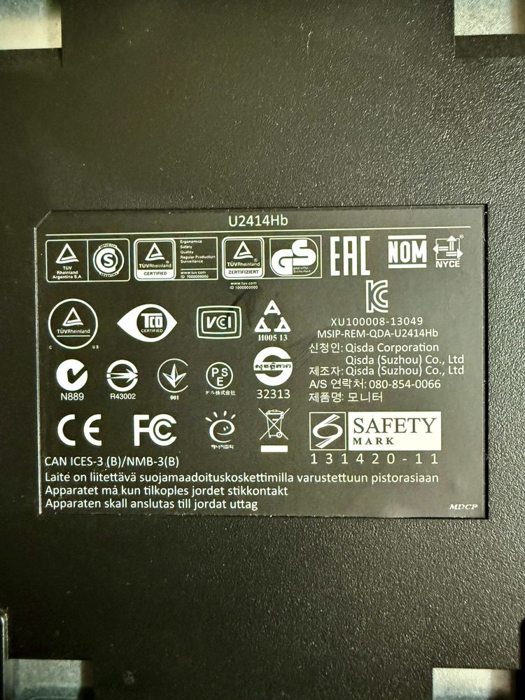 Monitor DELL 24 cale bezramkowy U2414H