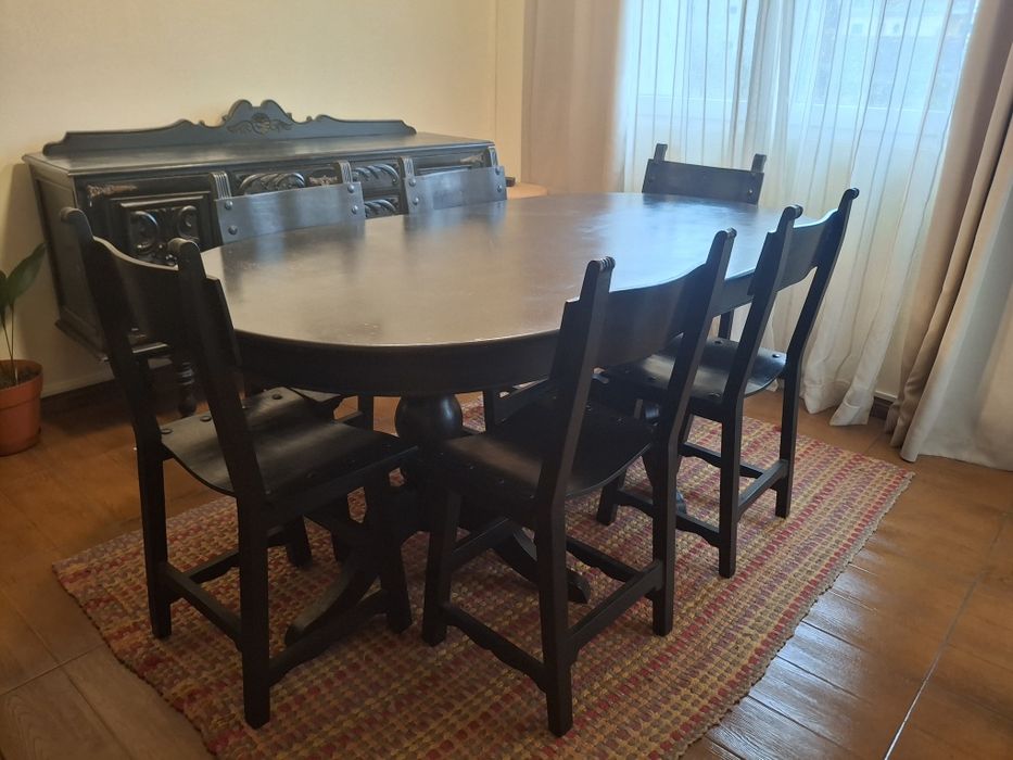 Mesa de sala jantar + 6 cadeiras