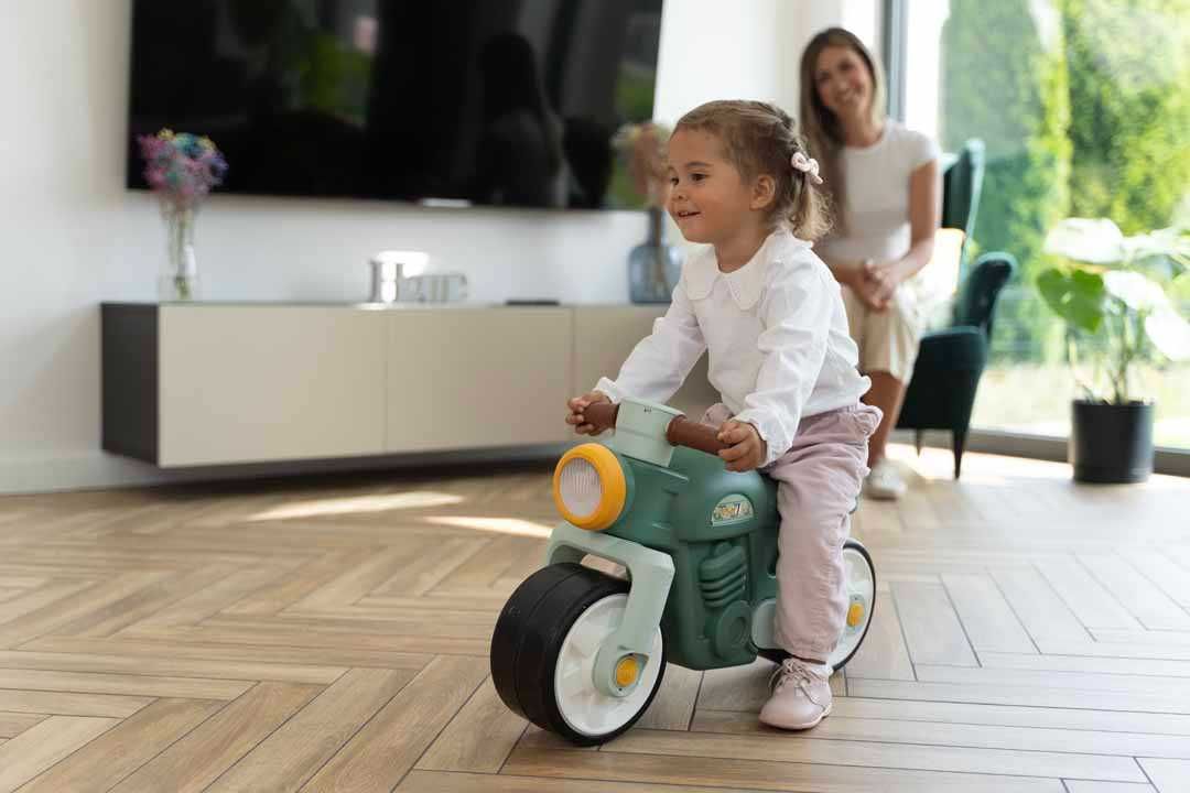 FALK Jeździk Scooter Prem1er Retro Zielony - Vintage rowerek biegowy
