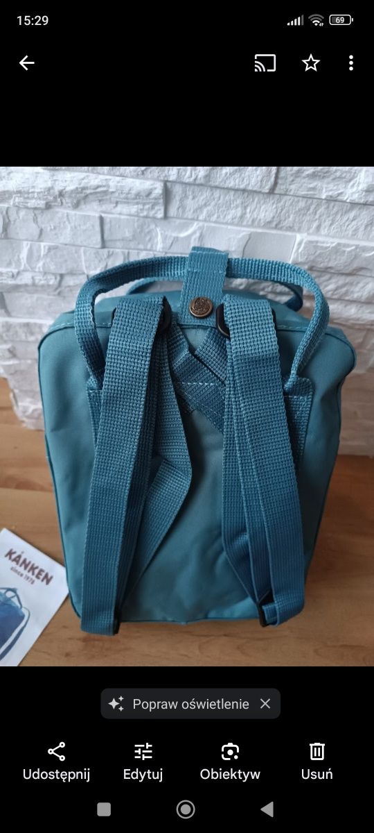 Plecak typu Fjallraven Kanken mini 7 ml