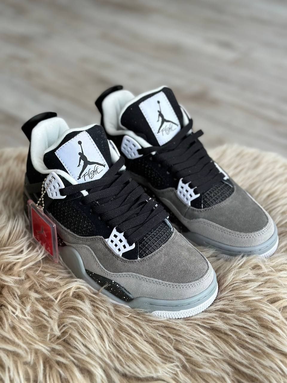 Мужские Nike Air Jordan 4 Retro Stelth Кроссовки Найк Джордан Взуття