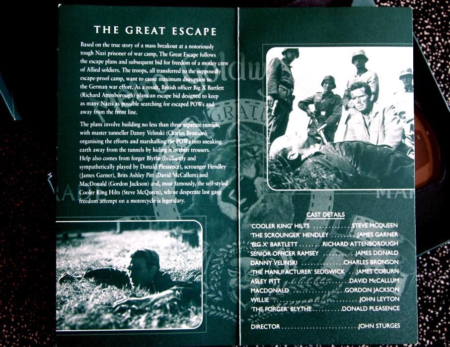 The Great Escape Steve McQueen A Grande Evasão VHS