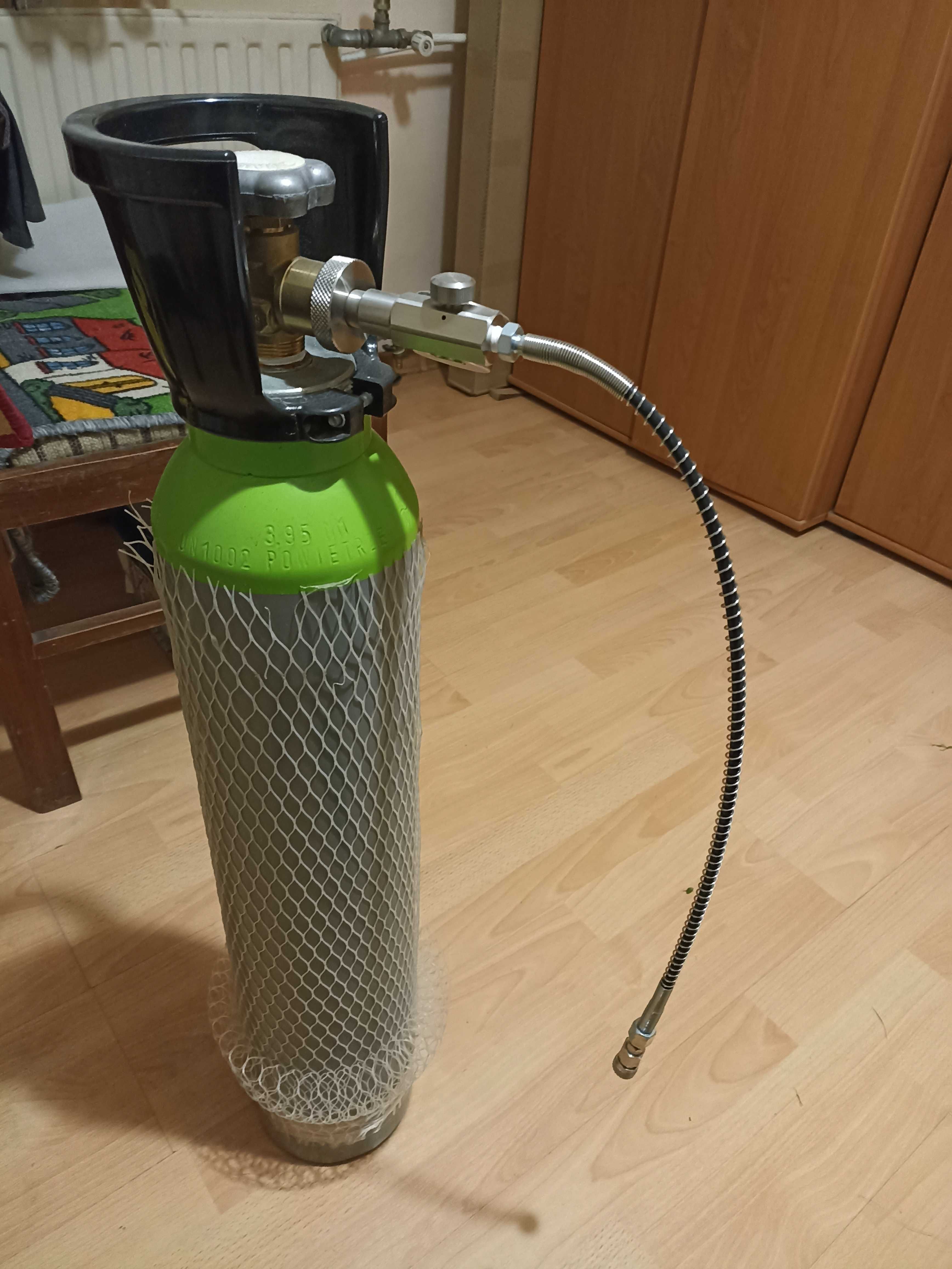Butla gazowa 8L 450 BAR do wiatrówki + reduktor