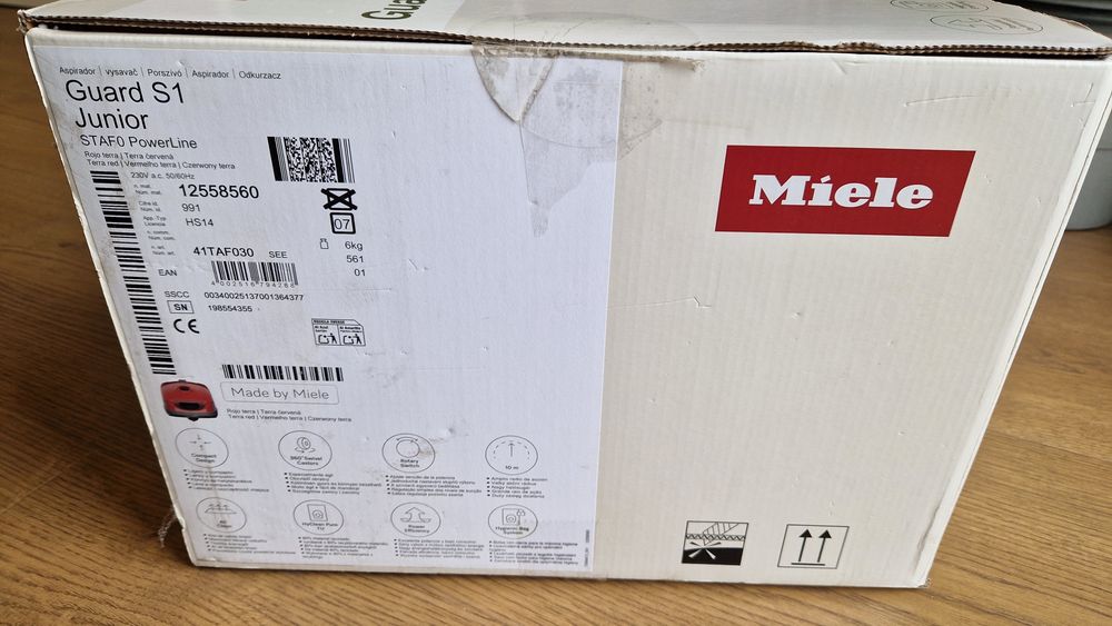 Odkurzacz workowy Miele Guard S1 Junior, kolor TerraRed (czerwony)