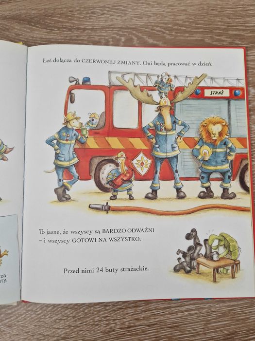 Dzień w Zwierzaczkowie strażacy przy pracy