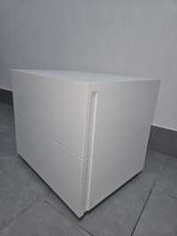 Mesa de cabeceira c/2 gavetas branca 40x50 cm