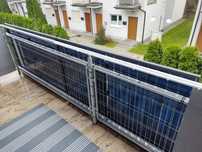 Fotowoltaika plug in na balustradę balkonową z montażem