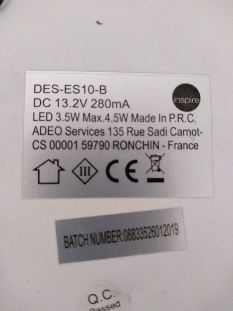 Lampka biurkowa nocna ESAKI LED 4,5 W