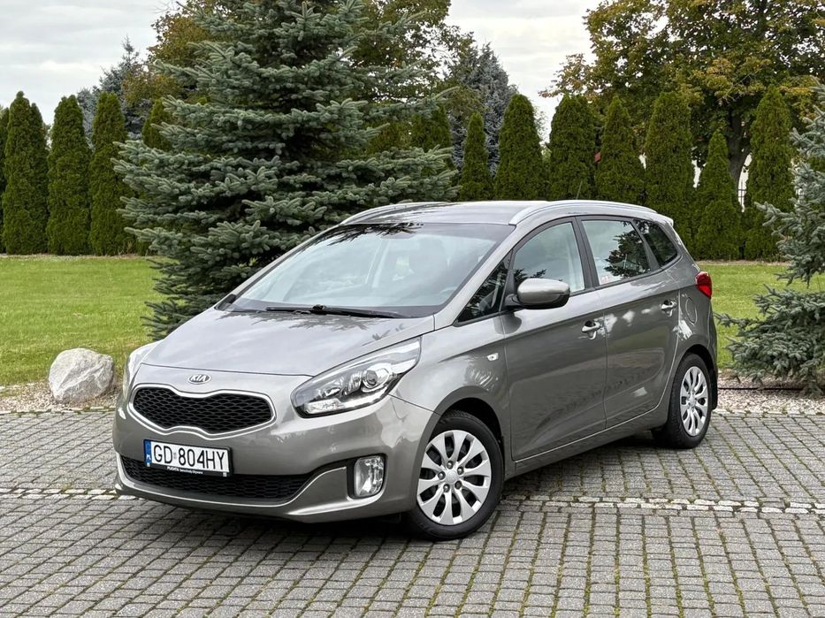 Kia Carens Salon POLSKA Bezwypadkowa LED Czuj. parkowania Podgrzew. kierow. ASO
