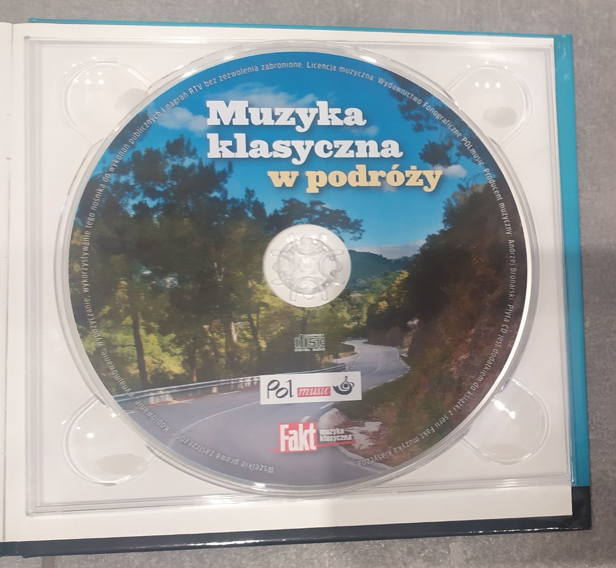 Muzyka klasyczna w podróży - płyta CD + książka