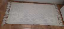 Conjunto de tapetes para o quarto - Branco pérola