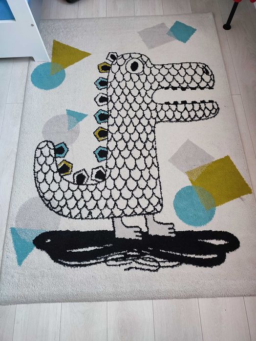 Dywan dziecięcy komfort stworek dinozaur 120 x 170