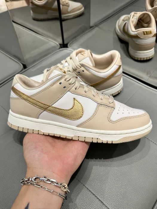 "Buty Trampki" Nike_Dunk Low Phantom Metallic Gold_R.36