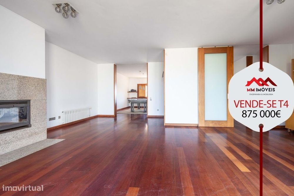 Moradia T4 | Lavra | Praia | Logradouro 932m2 | Piscina Coberta