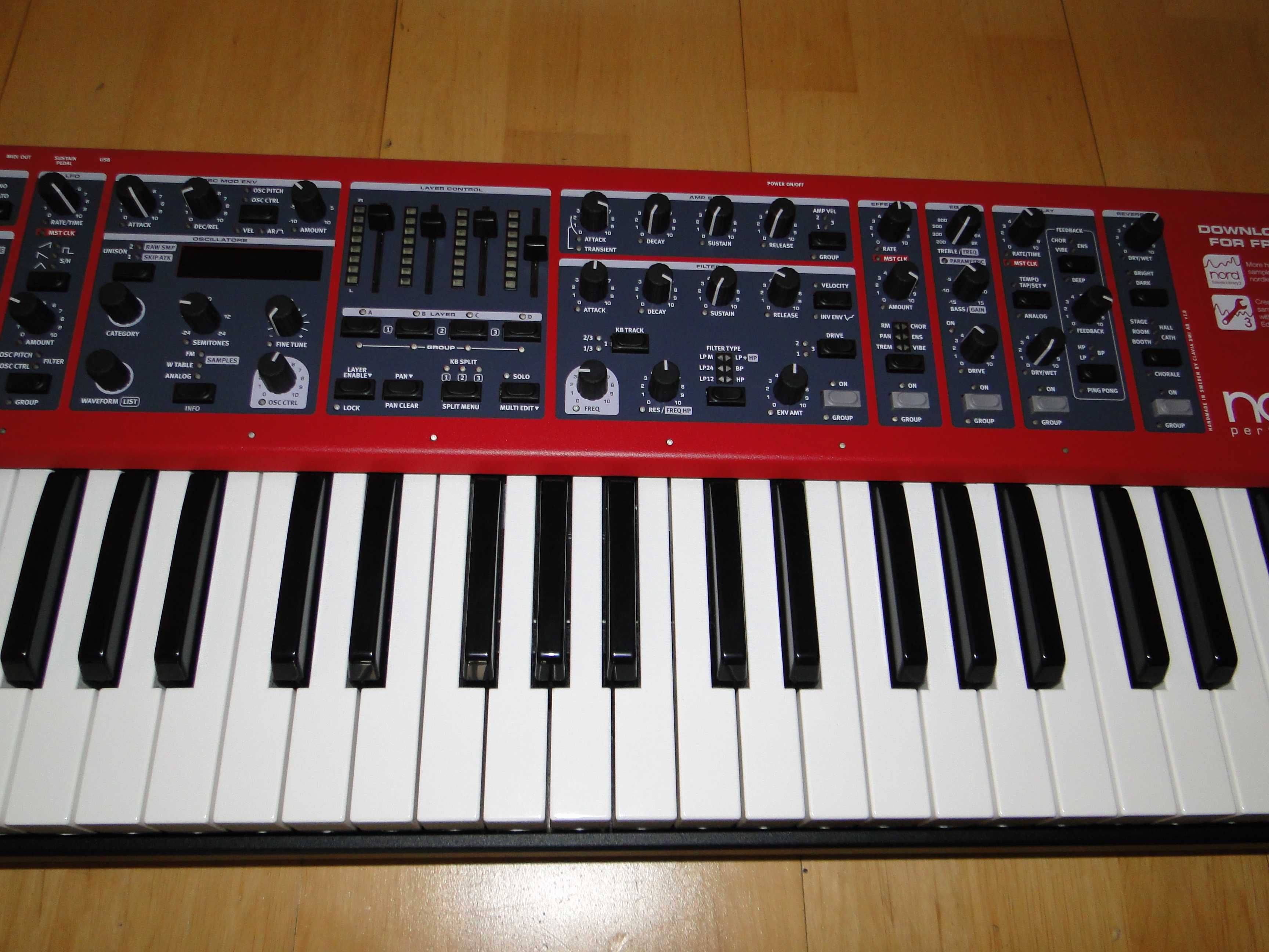 Zawodowy Syntezator Analogowy NORD WAVE 2.Jak Nowy+Futerał.Okazja!!