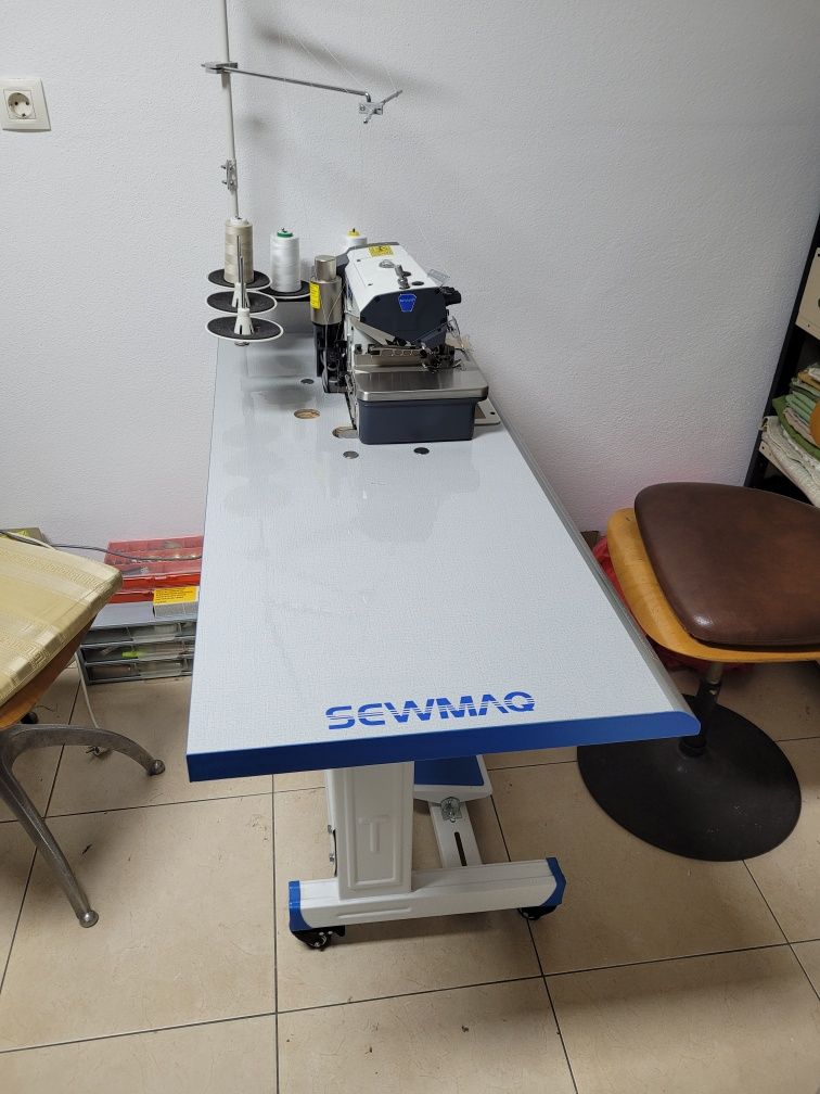 Máquina Corte e Cose Semi-Industrial SWD-X2-5(3x5)+(5x5) + Acessóri