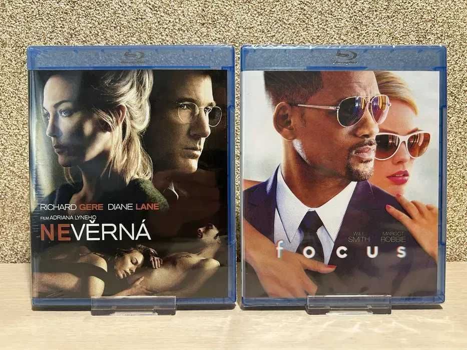 Blu-ray диски  Неверная /Фокус /Человек дождя с переводом.