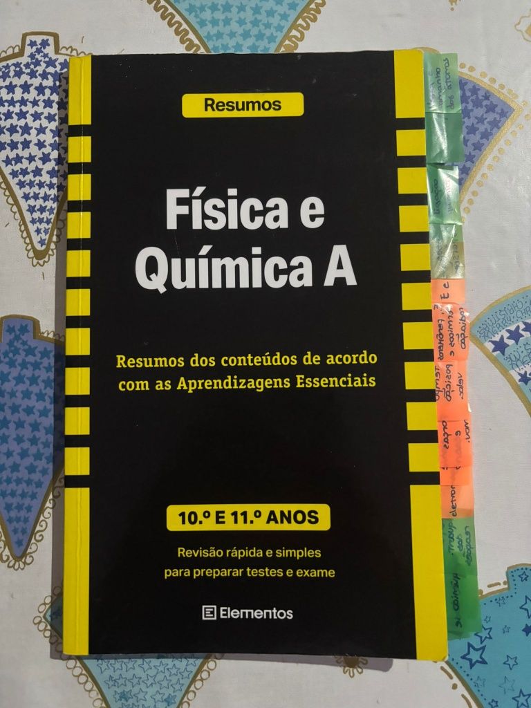 Livro de resumos para Exame Fisico Quimica