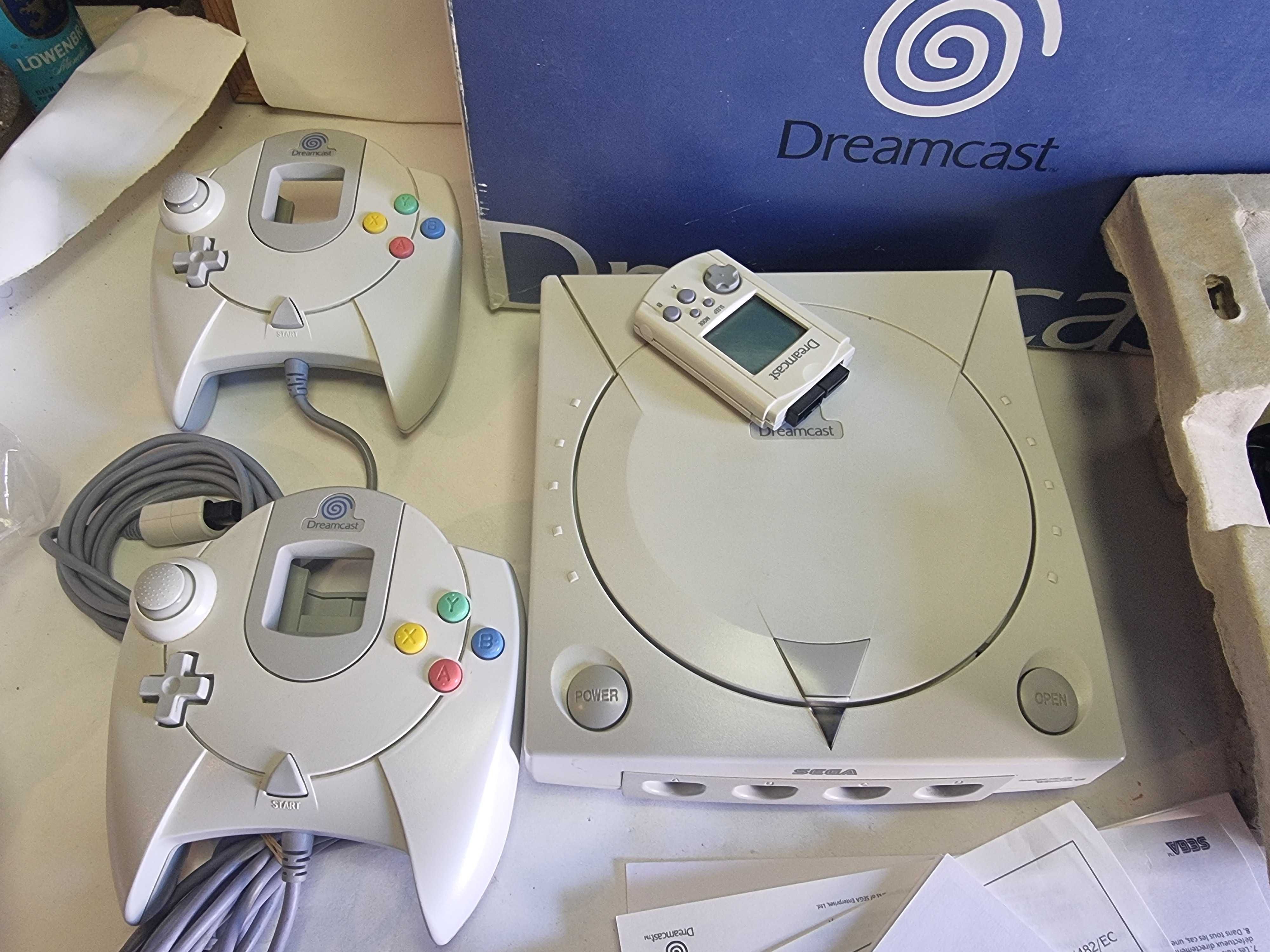 Consolq Sega dremcrat com caixa