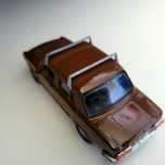 Zestaw relingów model pojazdu Fiat 125p 1:39.
