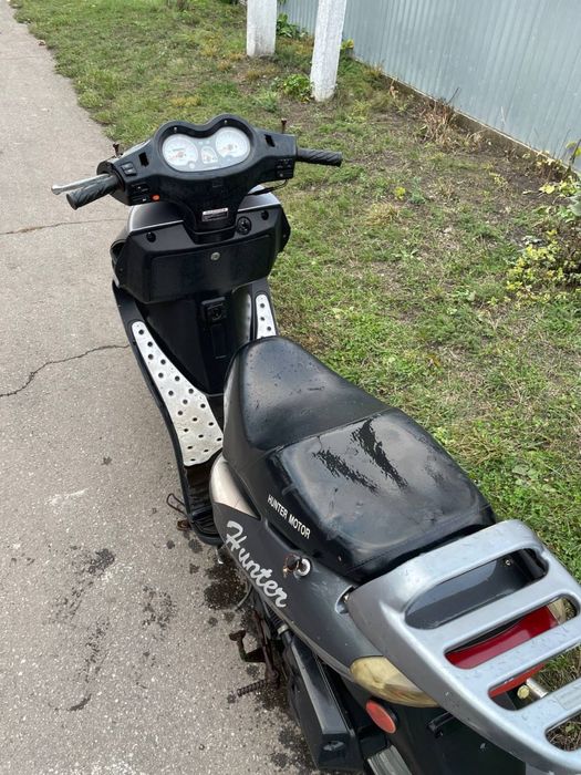 Скутер Мопед Hunter Motor Viper Shtorm на ходу