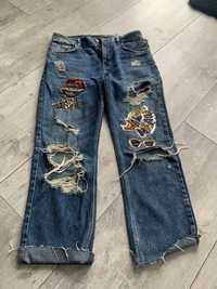 Jeansy spodnie Zara damskie rozmiar 36