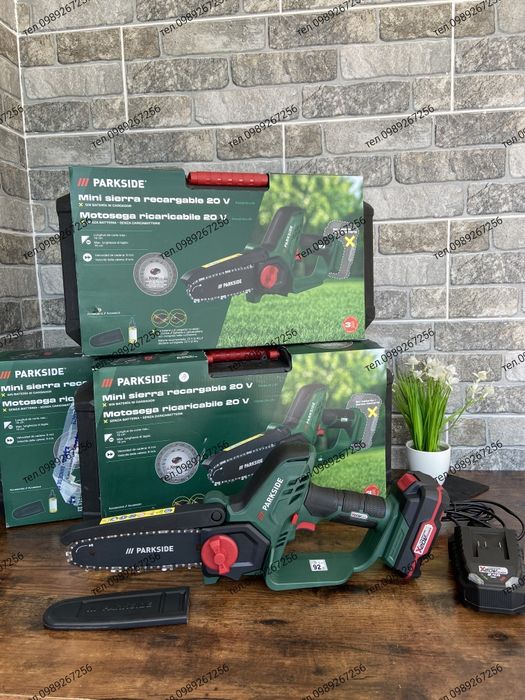 Акумуляторна цепна міні пила,ланцюгова, сучкорез, сучкоріз PARKSIDE