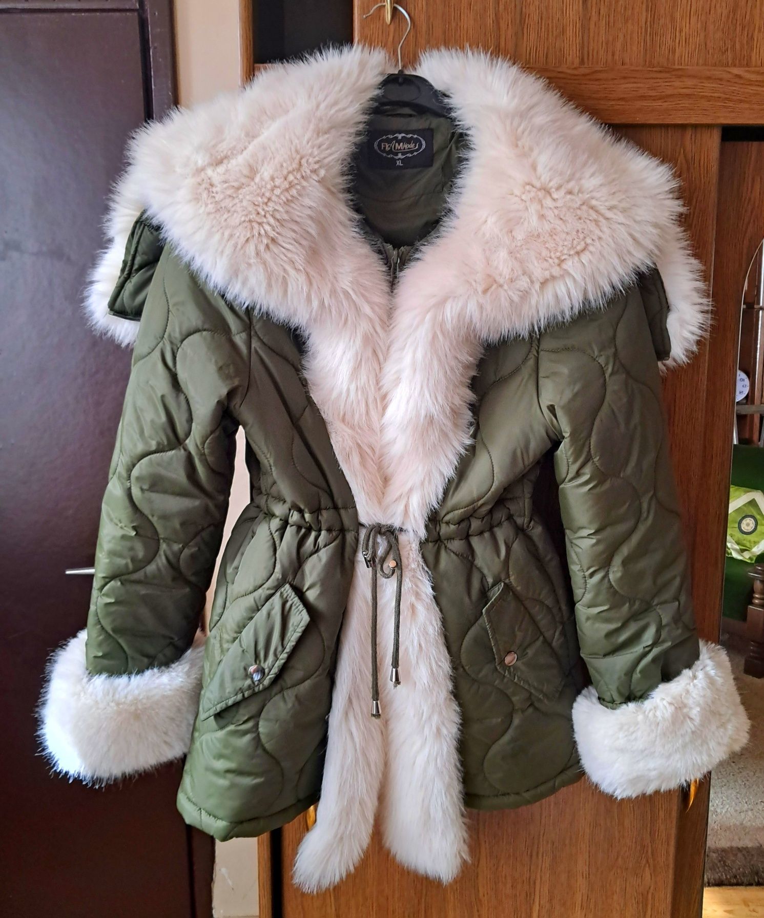 Kurtka parka khaki