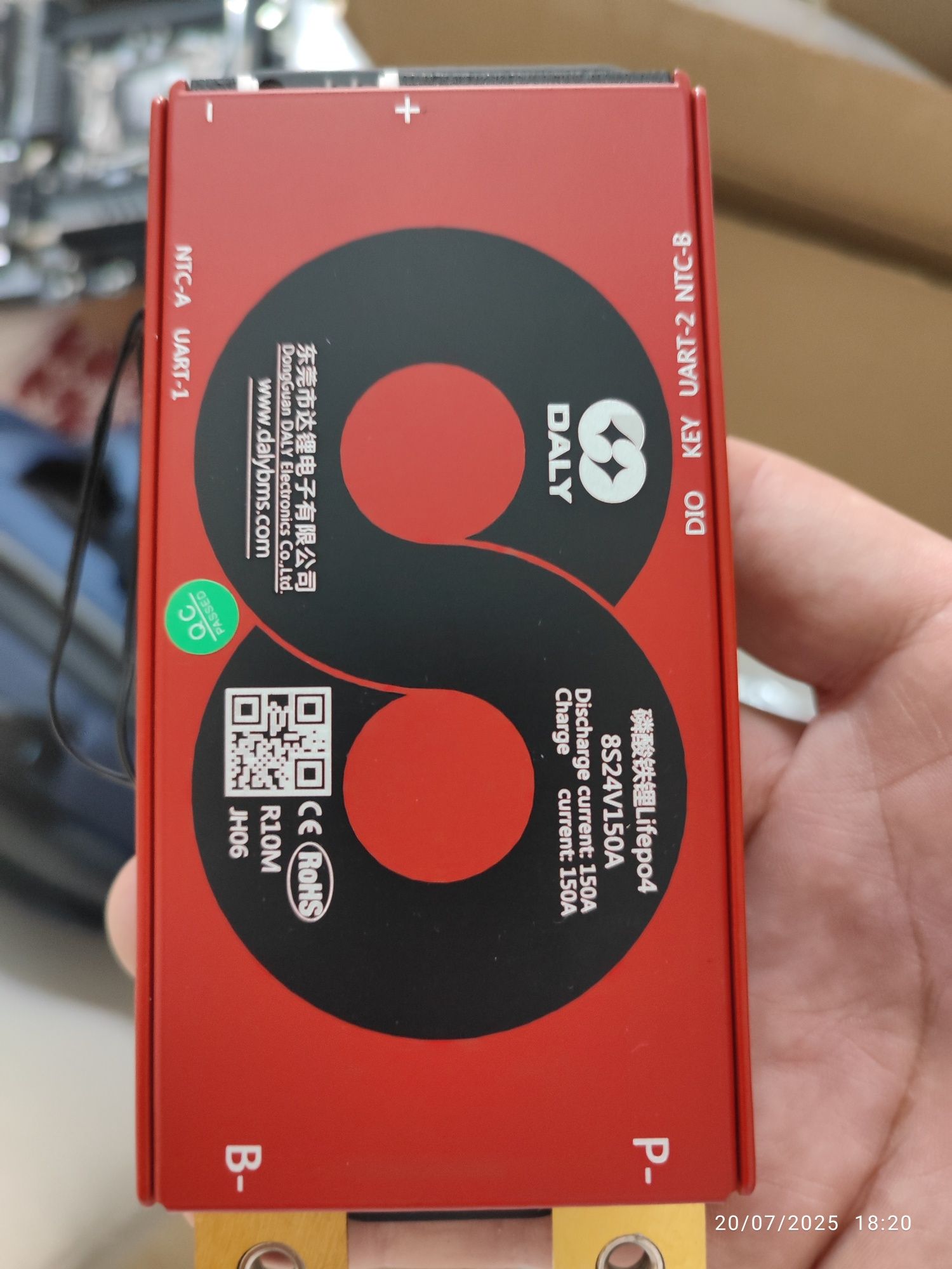 Daly BMS esperto BMS com inversor do equilíbrio, bateria de Bluetooth,
