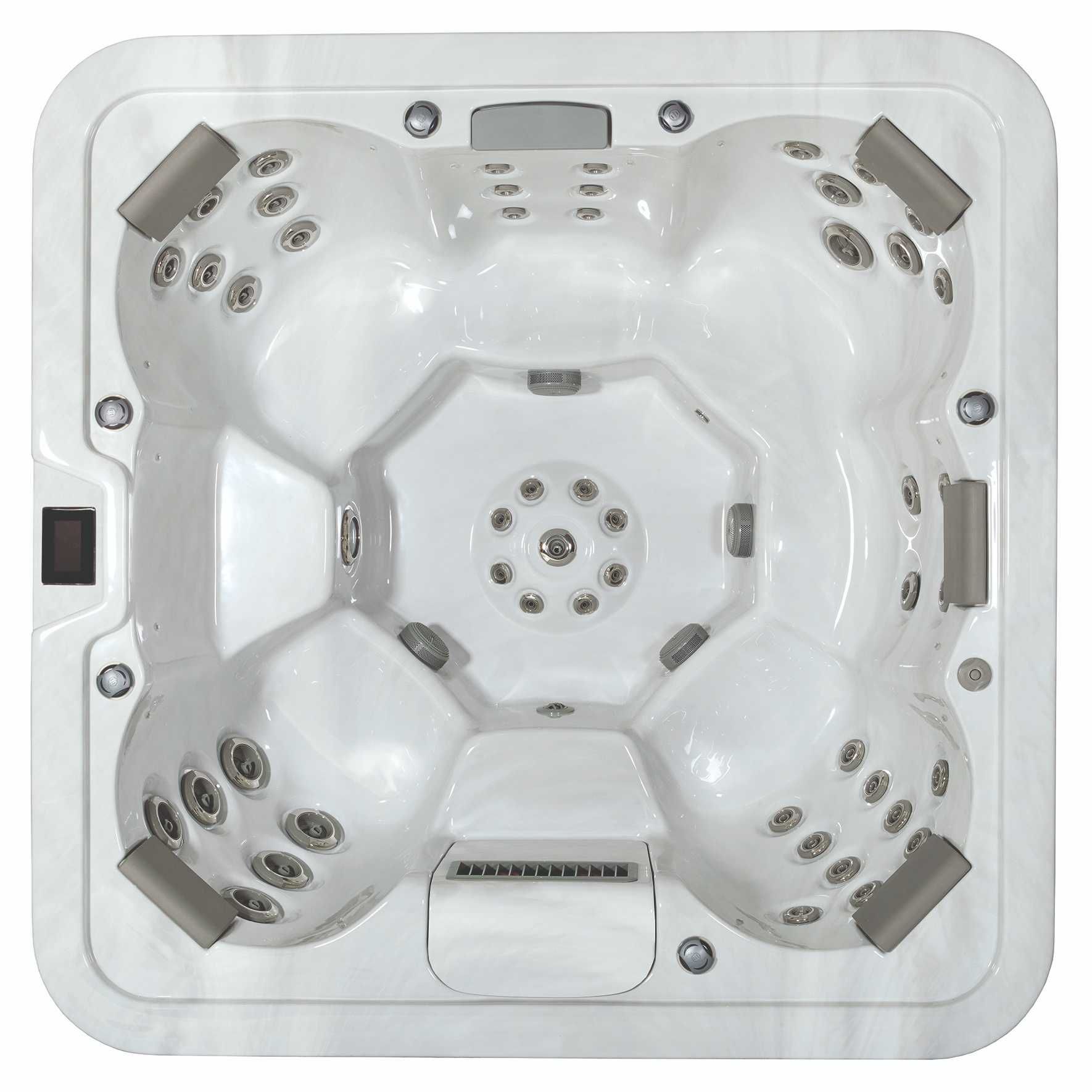 Wanna Jacuzzi Viskan BJORKO – Luksusowy hydromasaż dla 7 osób, 49 dysz