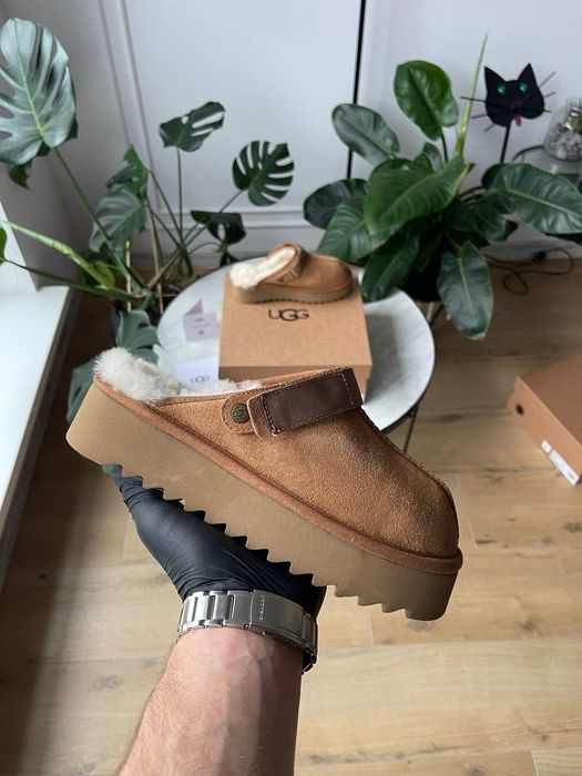 100% оригінал UGG Lanah Clog Chestnut Platform