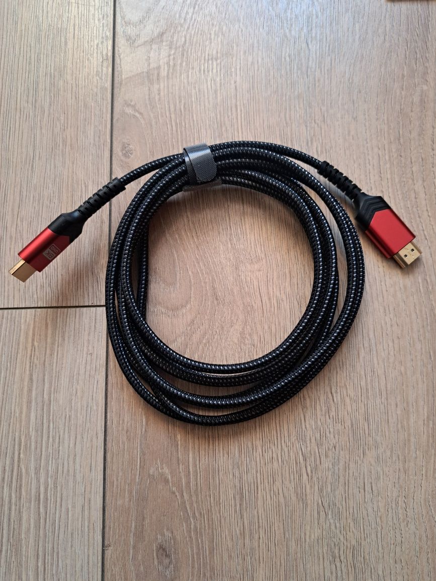 Kabel HDMI na HDMI 48Db/s 3m Jsaux