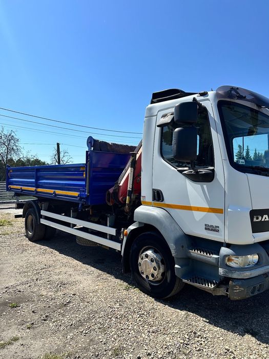 DAF LF  DAF LF 55.220 wywrotka 3-Stronna + HDS 2008 r SALON Polska