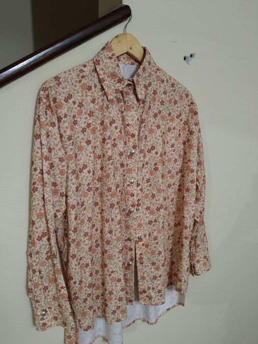 Camisa tipo bombazine