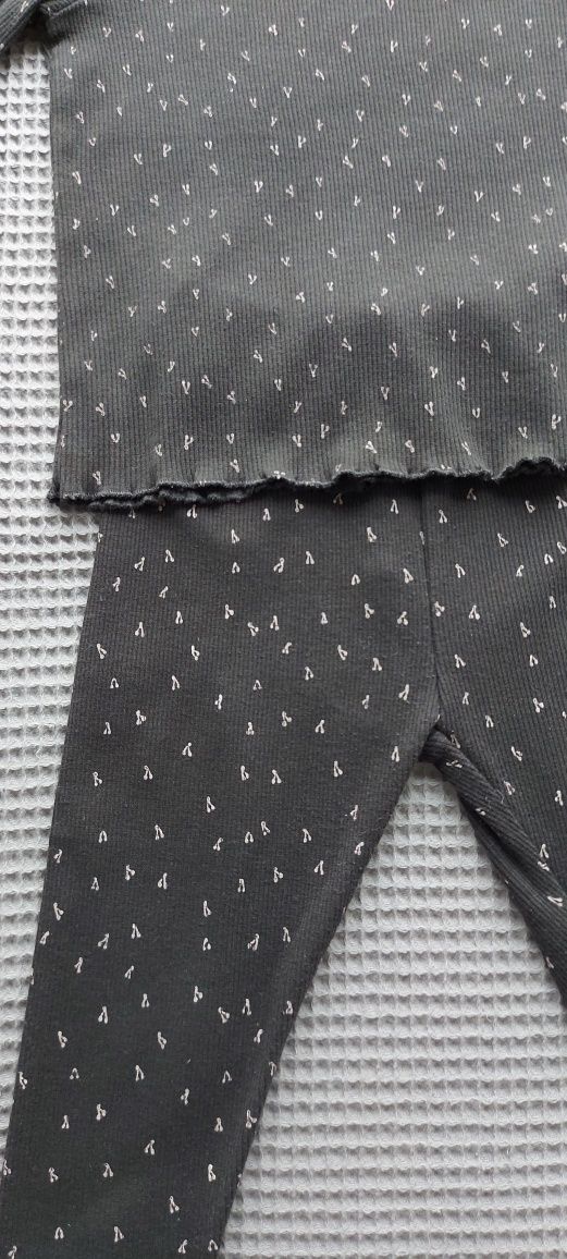 Zestaw legginsy bluzka Zara rozm. 92