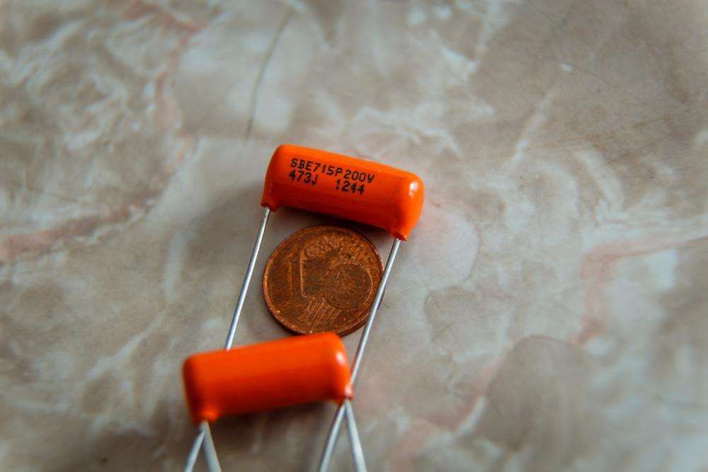 Orange drop .047uF para guitarra e baixo