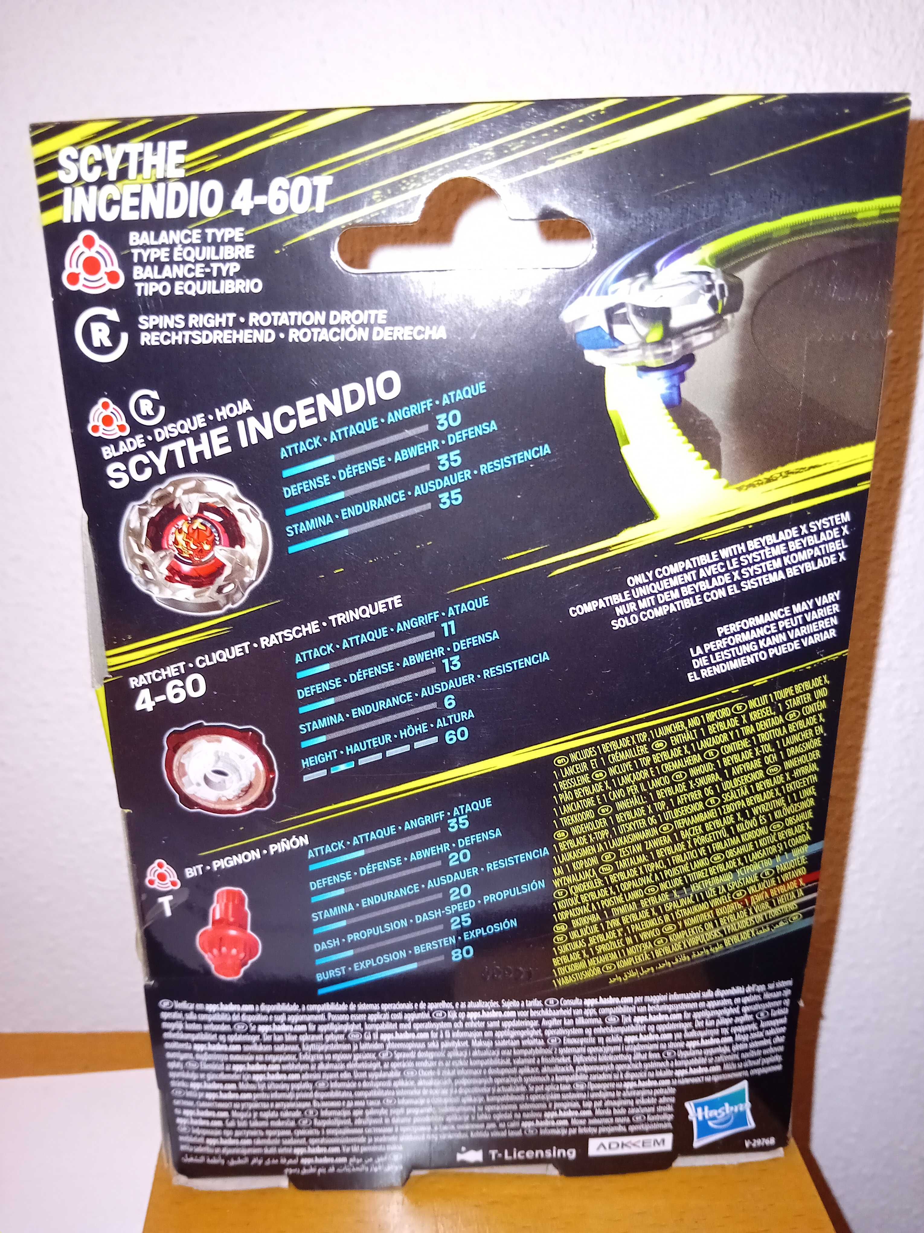 Figuras Spider-Man 2003 | Beyblade X Scythe Incendio Selado