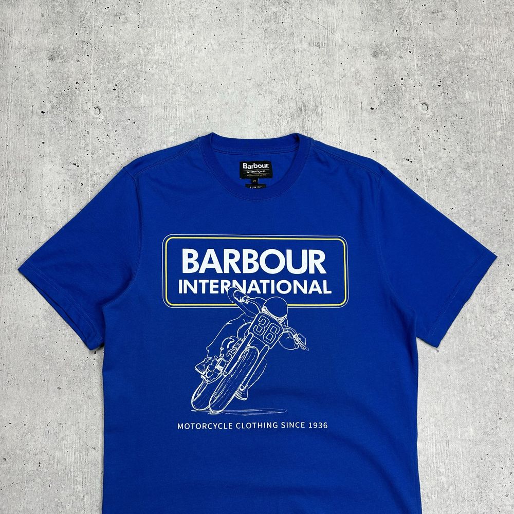 Футболка с большим логотипом Barbour International размер M
