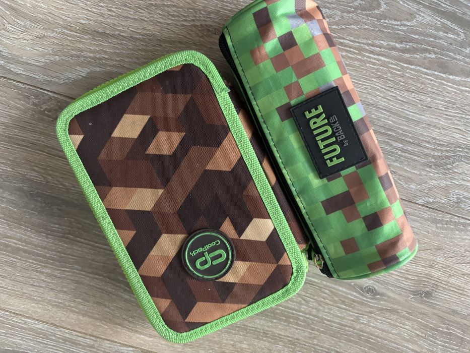 Coolpack Minecraft piornik dwukomorowy i zwykly