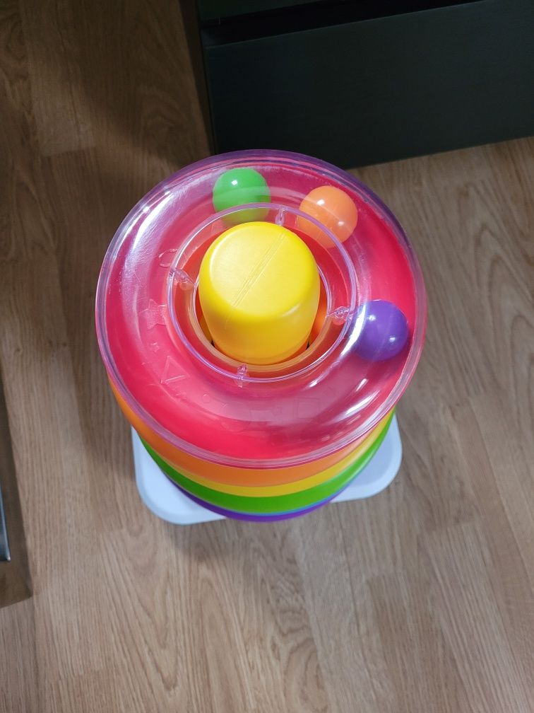 Giga piramidka z kółek Fisher Price