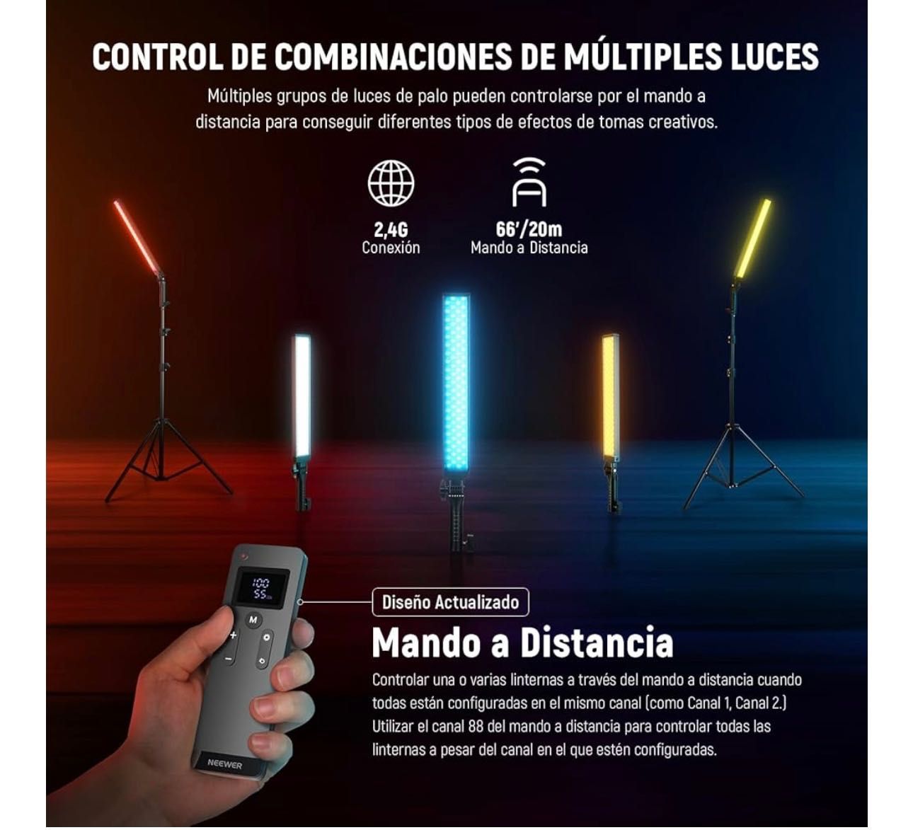 NEEWER  LED Light 3200K~5600K CRI97