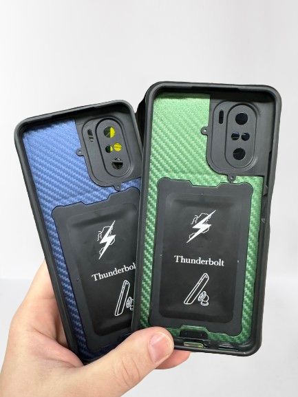 Противоударный чехол Camera Ring для Poco F3 / Mi 11i / Redmi K40