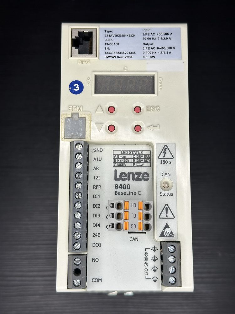 Falownik LENZE 8400 BasicLine C (0,55kW)