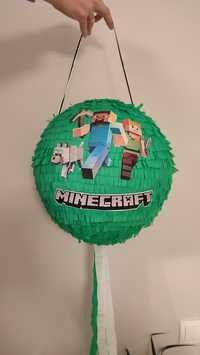 Piniata zielona MINECRAFT urodziny