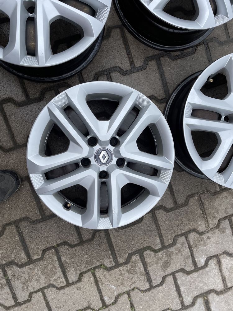 Felgi kola 16 renault megane 4 strukturalne kolpaki czujniki cisnienia