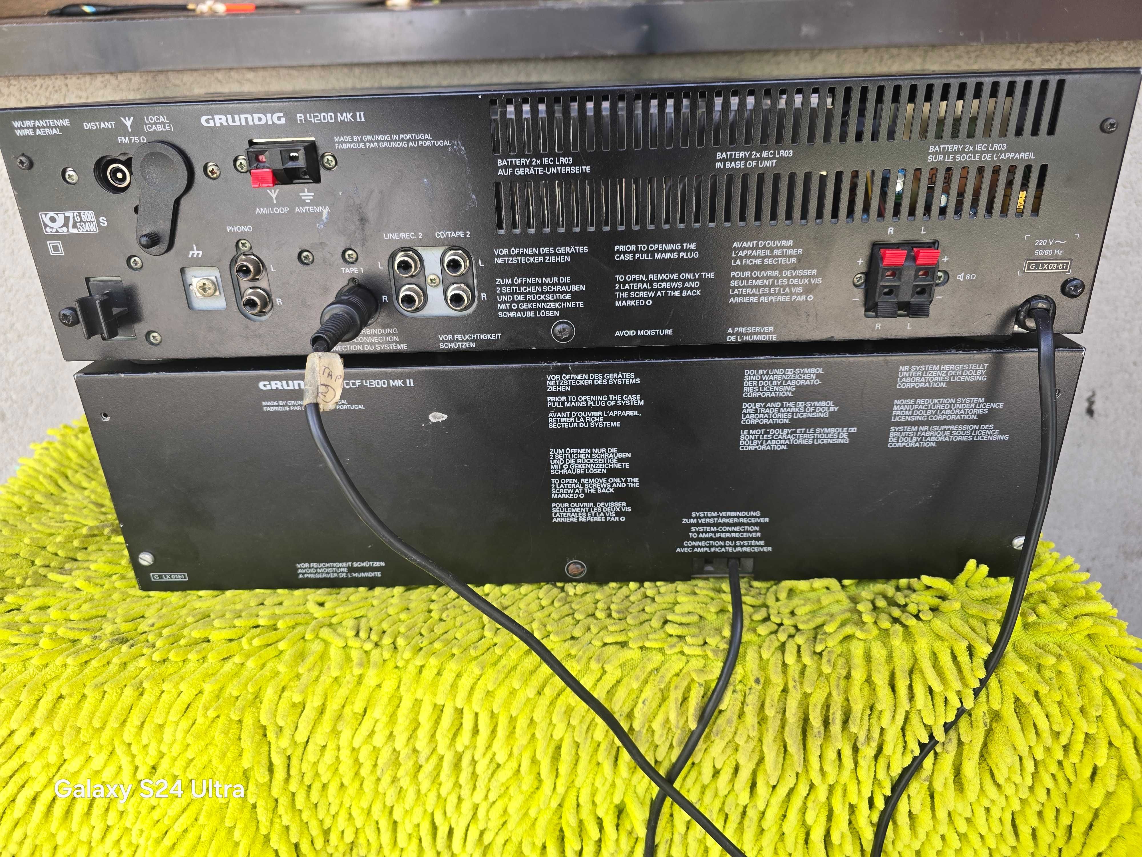 amplituner +magnetofon grundig stereo