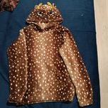 Bluza marki H&M brązowo-biała